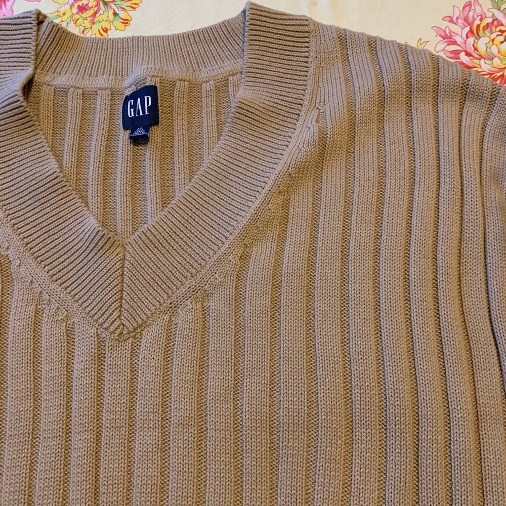 Dolman Ribbed Sweater Vest - Picture 2 of 2